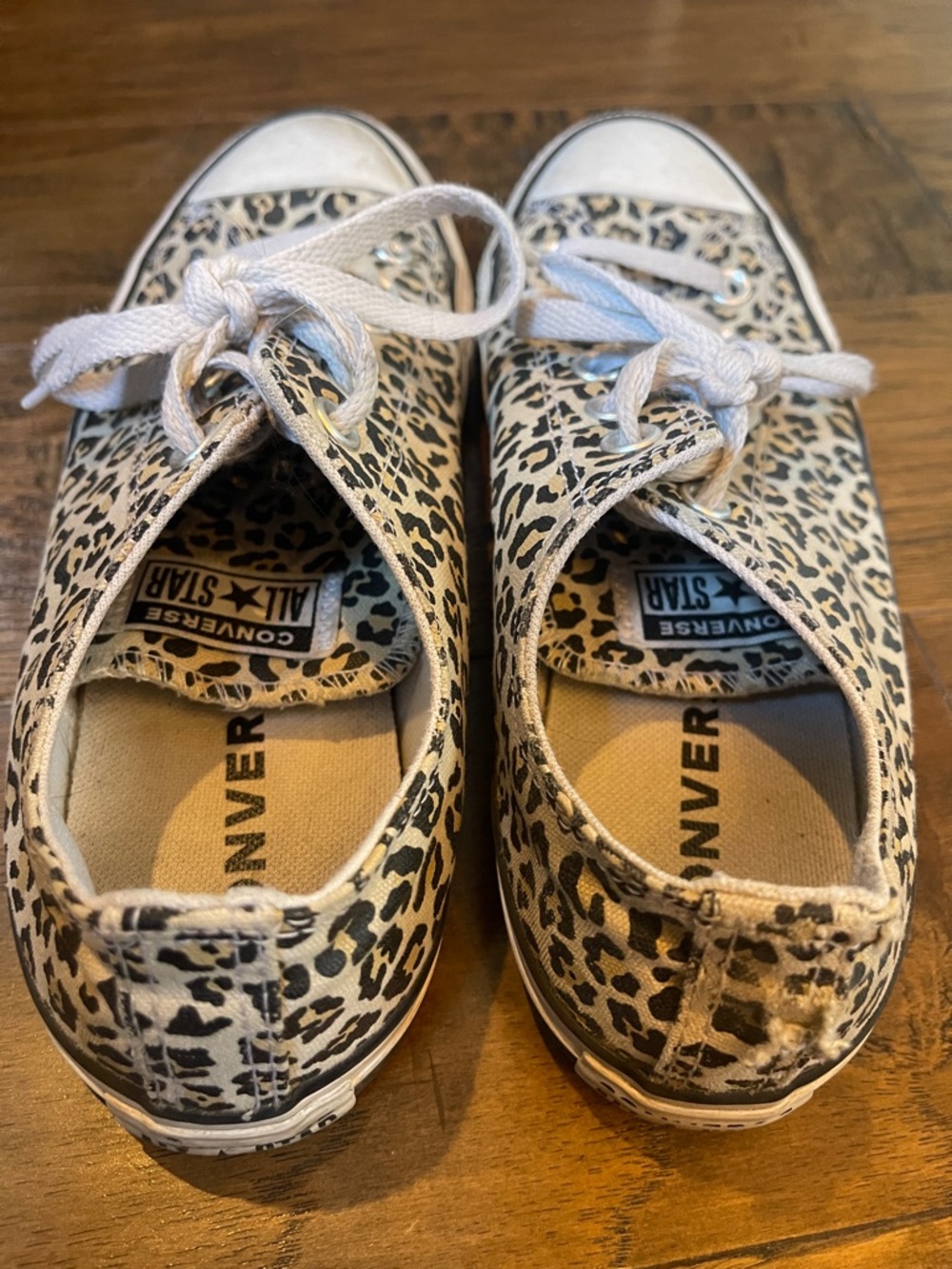 Converse Chuck Taylor All Star Animal Print Low-Top Sneaker - White Leopard - Picture 8 of 8